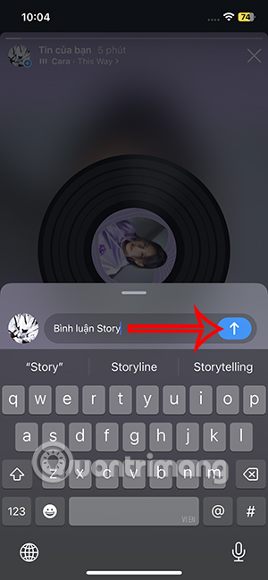 Gửi bình luận Story