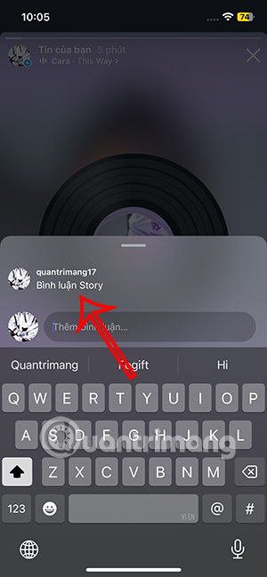 Bình luận Story
