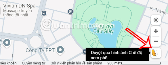 Chế độ xem trên Google Maps