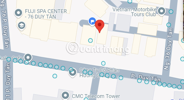 Địa điểm ở chế độ xem phố trên Google Maps