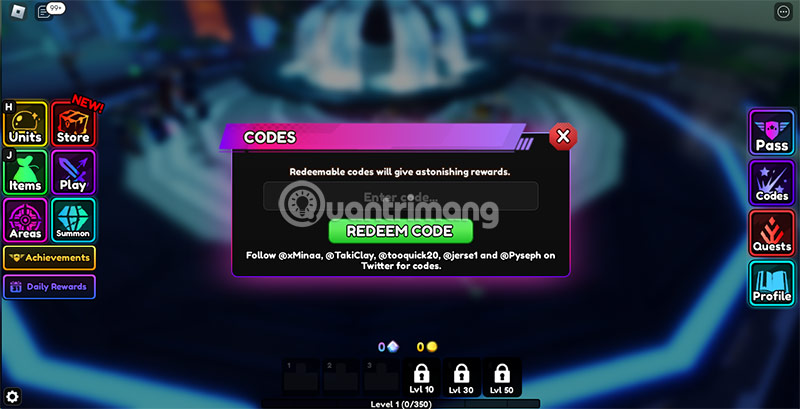 Anime Vanguards code