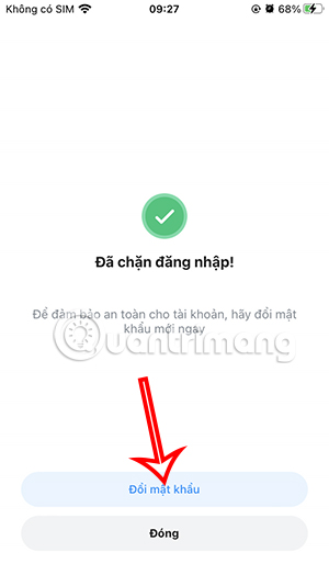 Đổi mật khẩu Zalo
