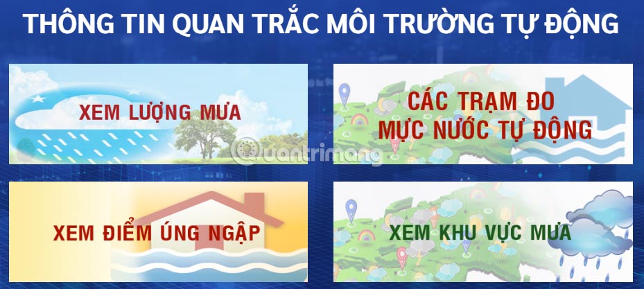 Xem bản đồ ngập úng