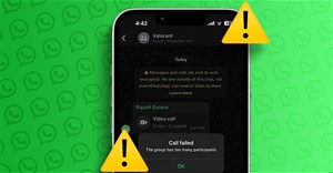 Cách fix lỗi gọi nhóm WhatsApp quá nhiều người tham gia