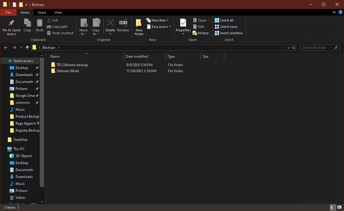Sao lưu file game và bản mod game