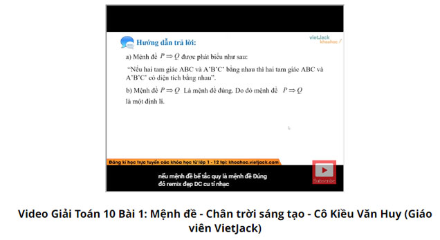 Giảng dạy trực tiếp