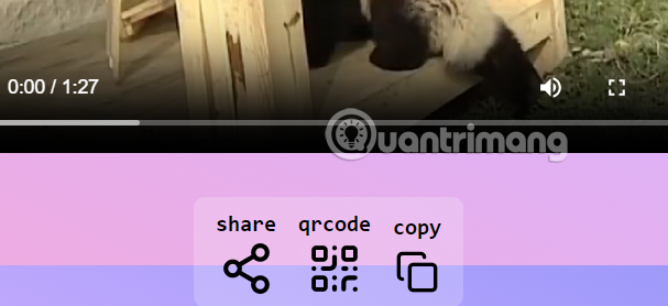 Viralizou tùy chọn chia sẻ video