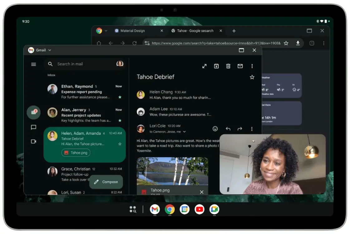 Chế độ cửa sổ Desktop Android 15