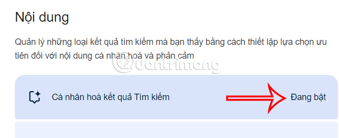 Cá nhân hóa tìm kiếm trên Google