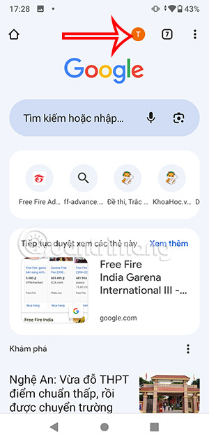 Google trên điện thoại
