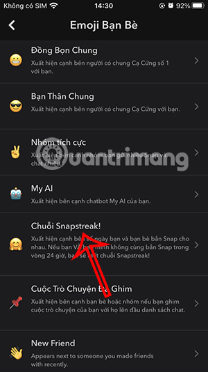 Icon Snapstreak mới 