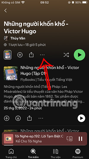 Tùy chọn Podcast