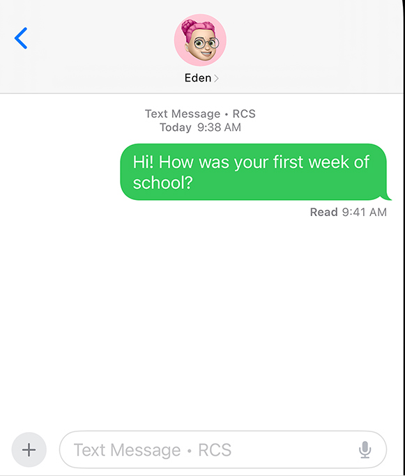 Nhắn tin RCS trên iPhone 