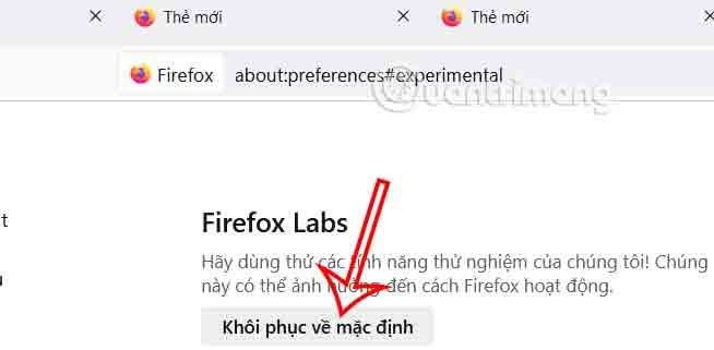 Cách dùng tính năng thử nghiệm trên Firefox không cần tải bản beta