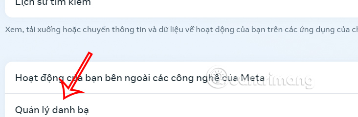 Quản lý danh bạ Instagram PC
