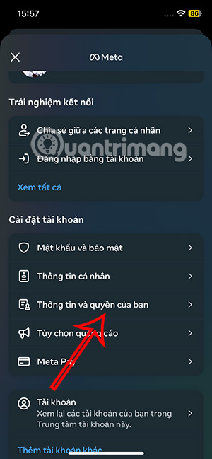 Thông tin và quyền của bạn trên Instagram