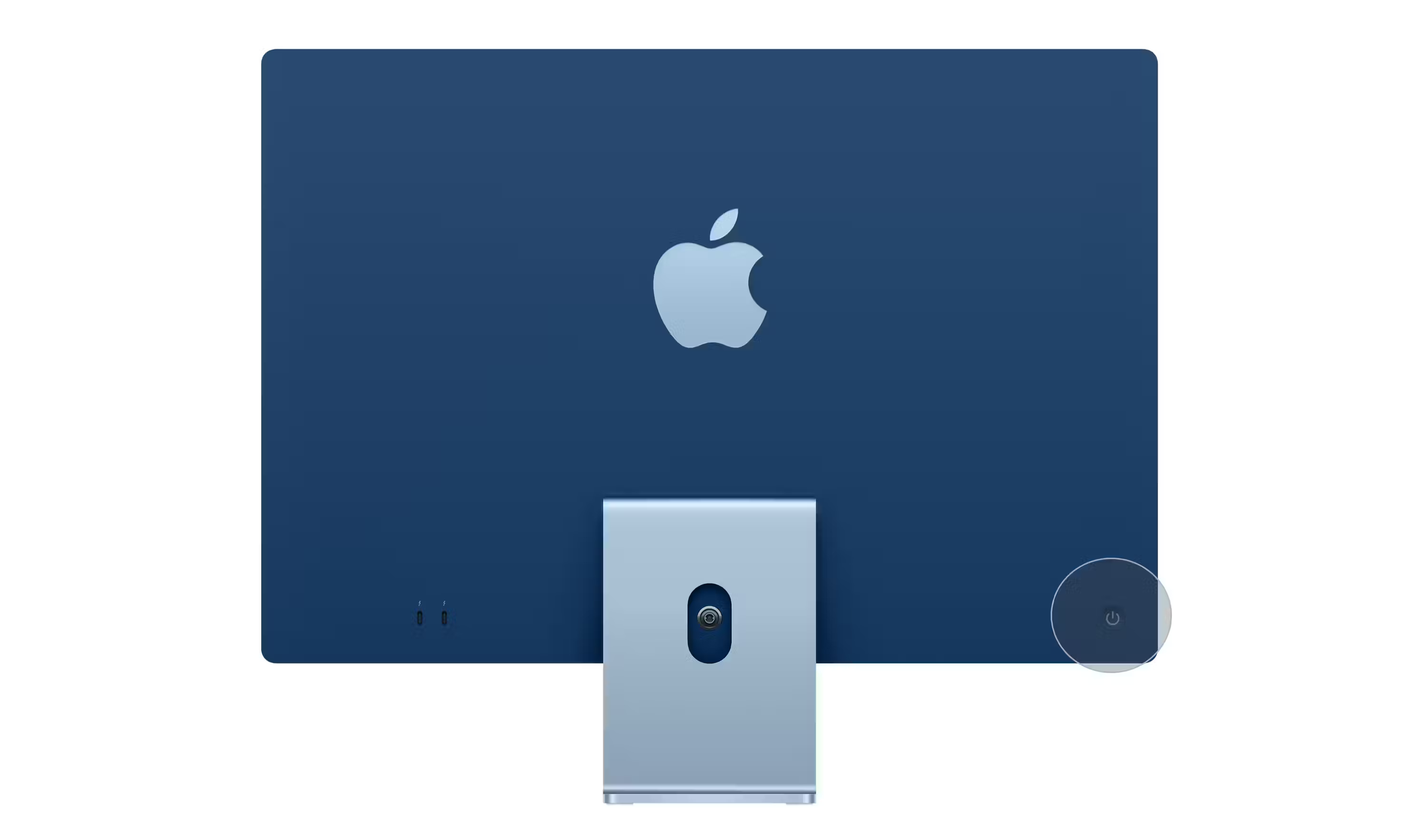 Nút nguồn trên iMac