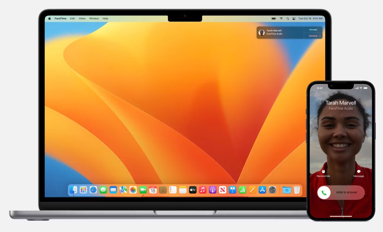 MacBook và iPhone hiển thị cùng một cuộc gọi trên cả hai thiết bị