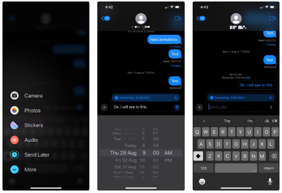 Lên lịch tin nhắn trong ứng dụng Messages của iOS 18