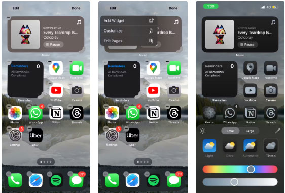 Thay đổi màu icon ứng dụng trên iPhone chạy iOS 18