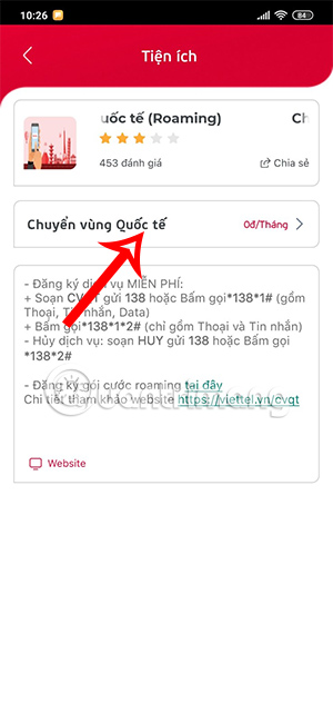 Chuyển vùng quốc tế