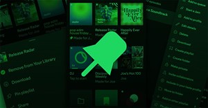 Cách ghim danh sách phát Spotify trên điện thoại, máy tính