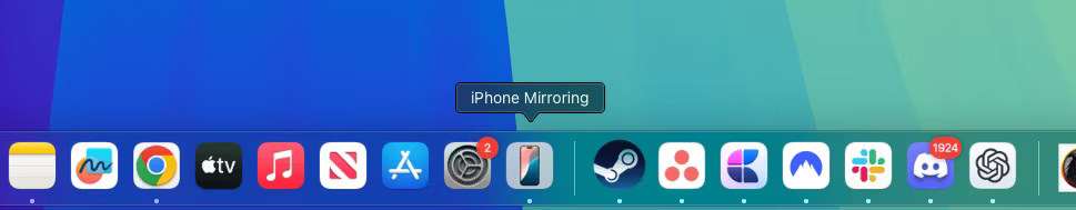 Cách thiết lập iPhone Mirroring để chiếu màn hình iPhone lên máy Mac