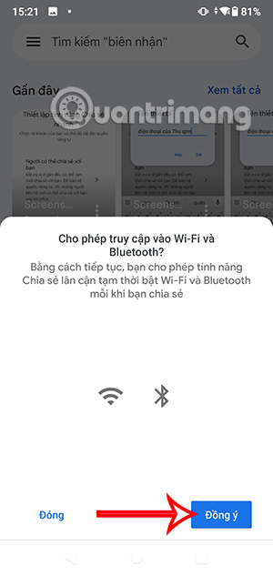 Truy cập Bluetooth Android