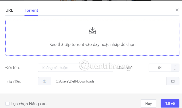 Tải torrent trên Motrix Download Manager