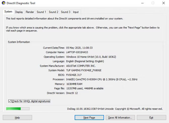 Cập nhật DirectX để khắc phục sự cố trò chuyện video trong Skype