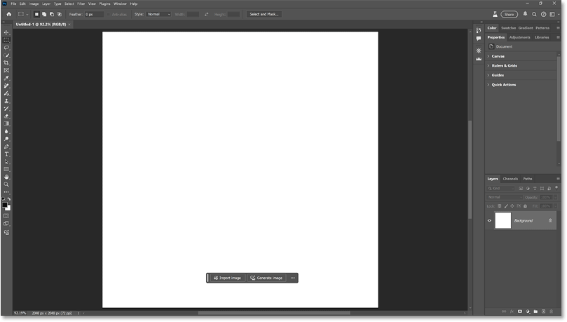 Tài liệu Photoshop mới.