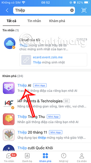 Cách tạo thiệp sinh nhật trên Zalo bằng AI cực đẹp