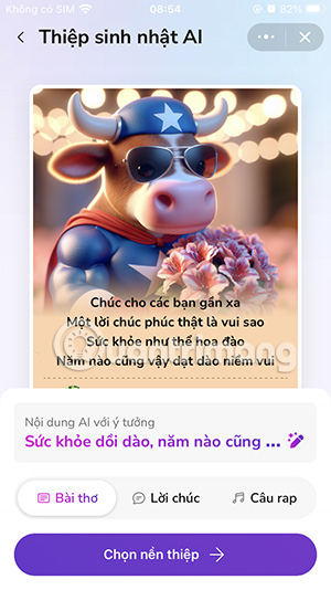 Bài thời chúc sinh nhật