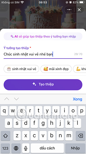 Lời chúc sinh nhật 