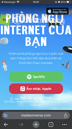 Truy cập madeonverse