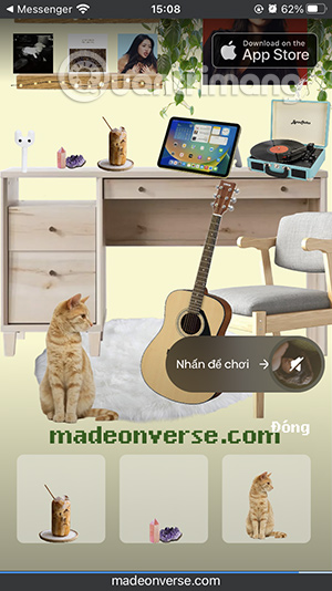 Thay đổi chi tiết phòng Spotify Room