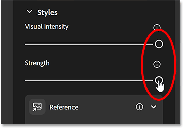 Tối đa hóa Visual intensity và Strength