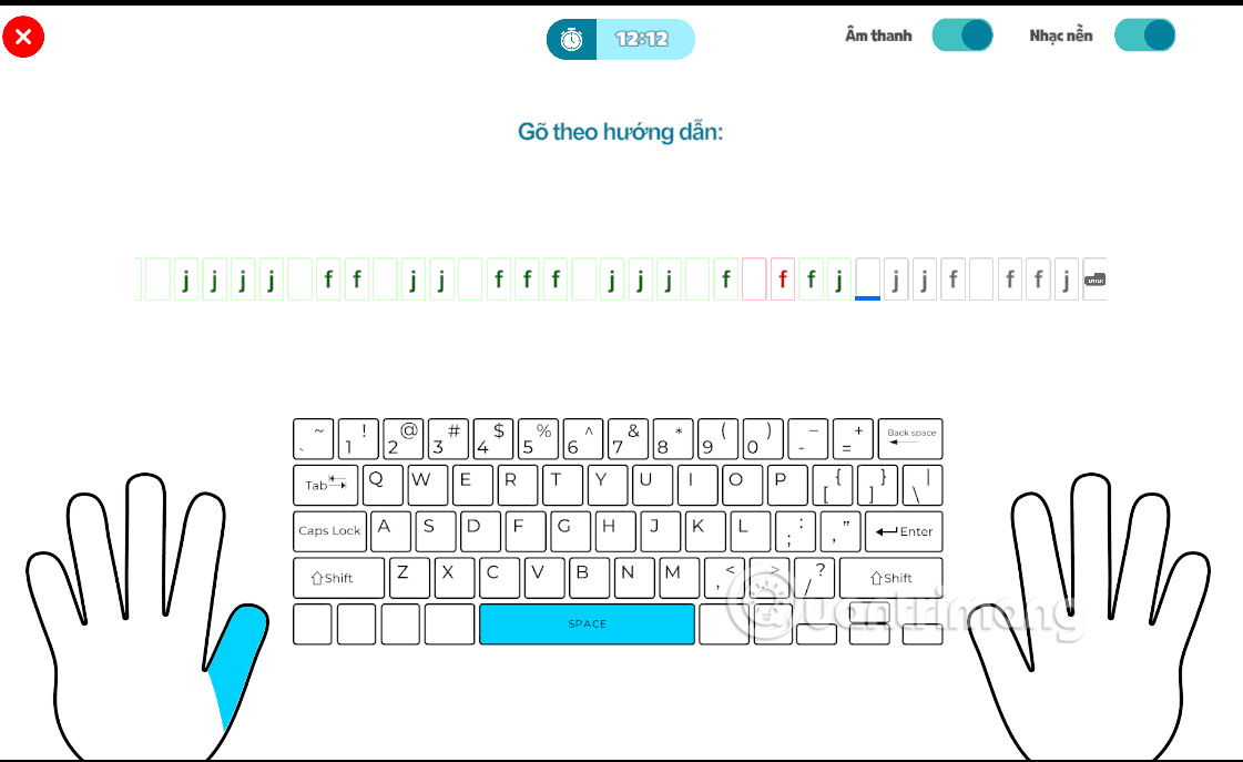 Lách cách Edu hướng dẫn gõ bàn phím 10 ngón
