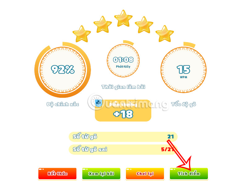 Lách cách Edu tổng kết điểm