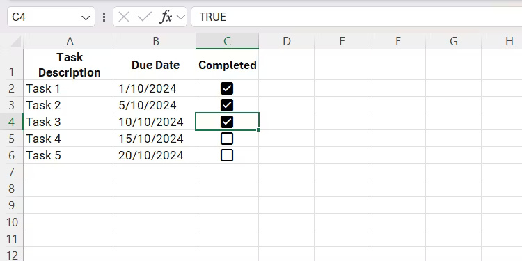 5 cách hữu ích để sử dụng tính năng Checkbox của Excel