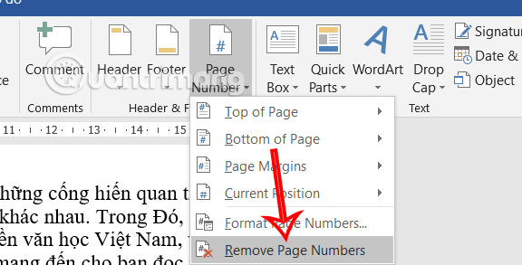 Delete pages in word