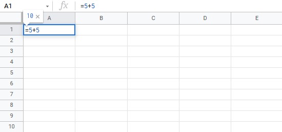 Cách dùng phép cộng