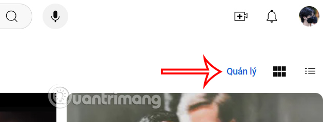 Quản lý kênh đăng ký YouTube