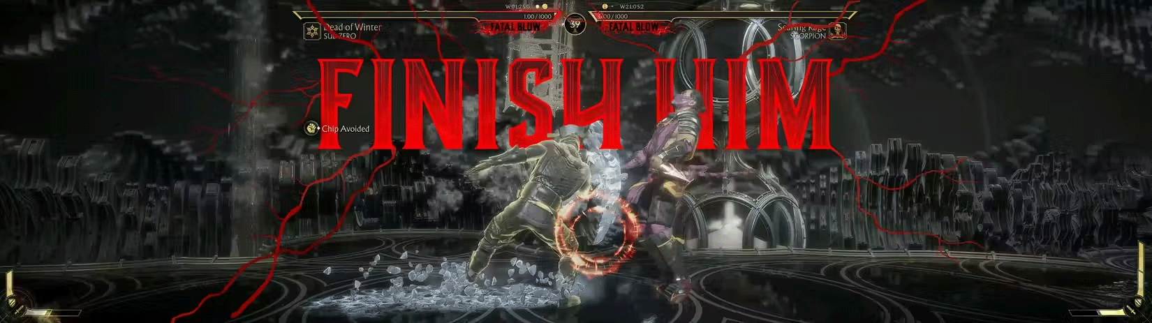 Mortal Kombat 11 ở chế độ siêu rộng