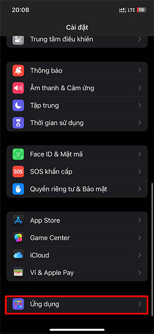 Ứng dụng trên iPhone 