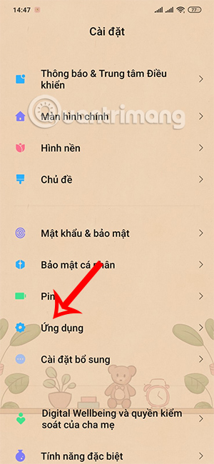 Ứng dụng trên Android
