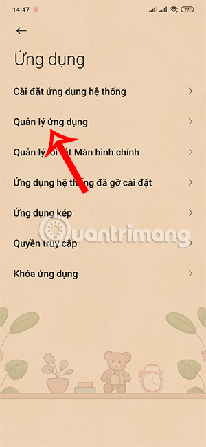 Quản lý ứng dụng trên Android