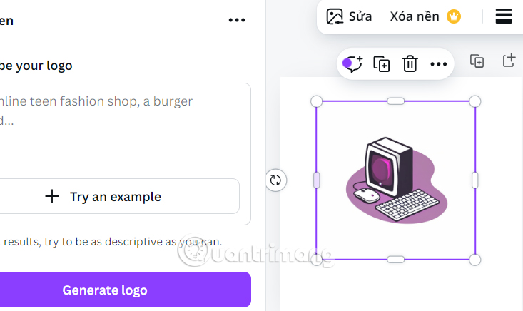 Tạo logo trên Canva