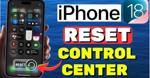 Hướng dẫn reset Control Center trên iPhone