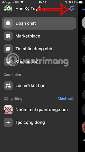Cài đặt Messenger